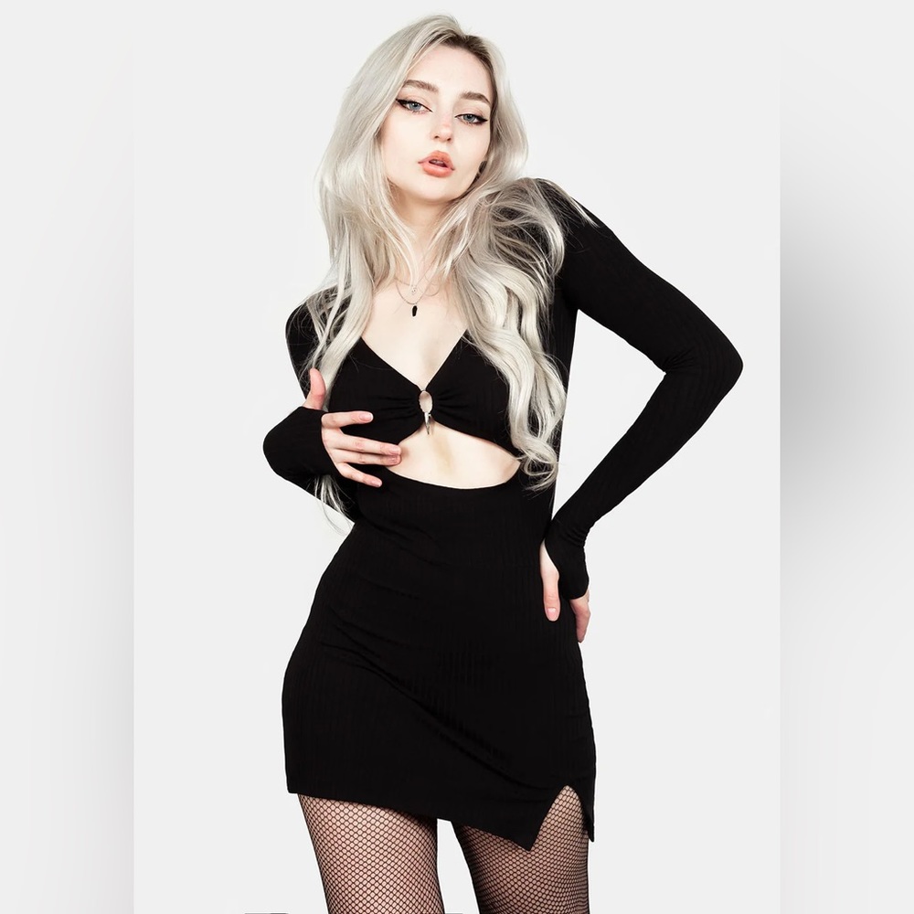 Size trade available disturbia Eastwick cut out mini dress - Picture 2 of 8
